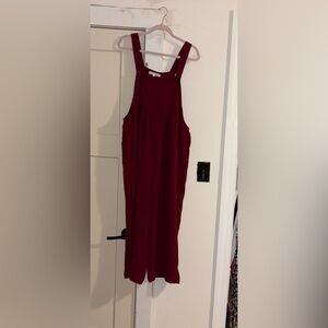 Burgundy Lola Grace Jumpsuit Size L